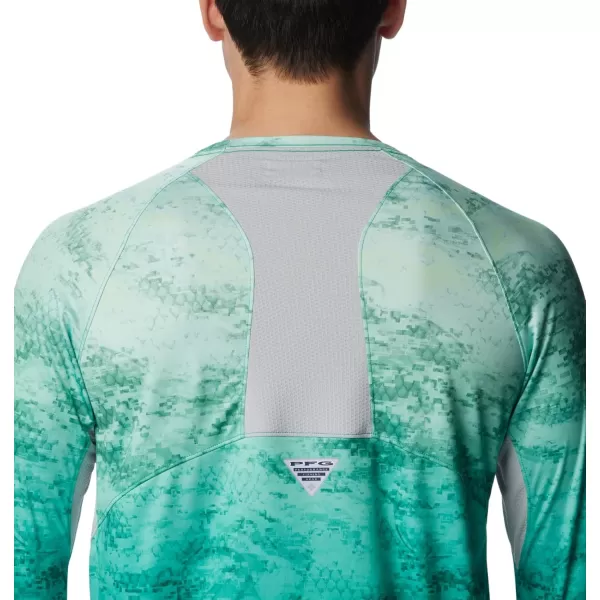 imageColumbia Mens Super Terminal Tackle Vent Long SleeveKey West Pfg Camo Gradient