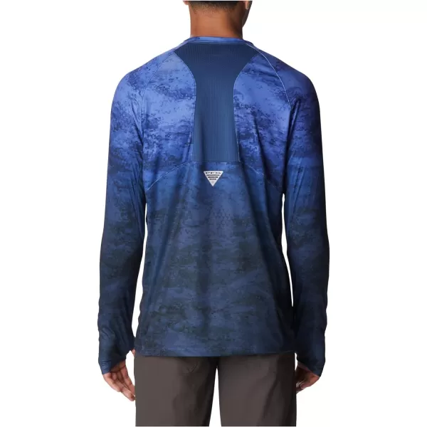 imageColumbia Mens Super Terminal Tackle Vent Long SleeveViolet Sea Pfg Camo Gradient