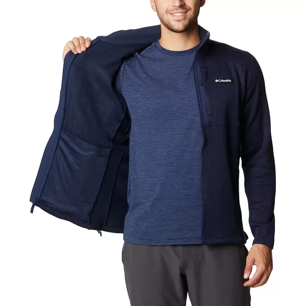 imageColumbia Mens Sweater Weather Full ZipCollegiate Navy Heather