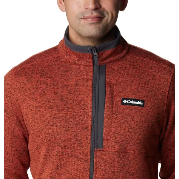 imageColumbia Mens Sweater Weather Full ZipWarp Red Heather