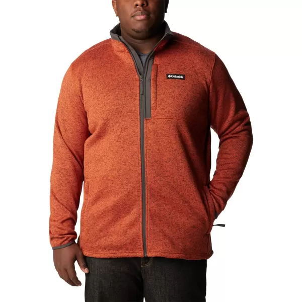 imageColumbia Mens Sweater Weather Full ZipWarp Red Heather