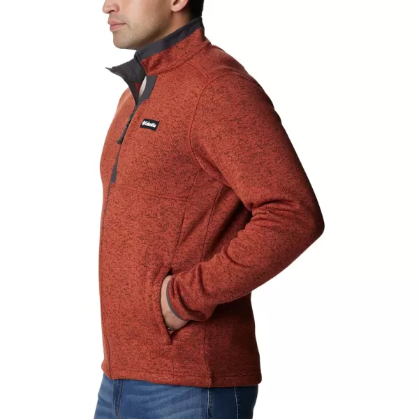 imageColumbia Mens Sweater Weather Full ZipWarp Red Heather