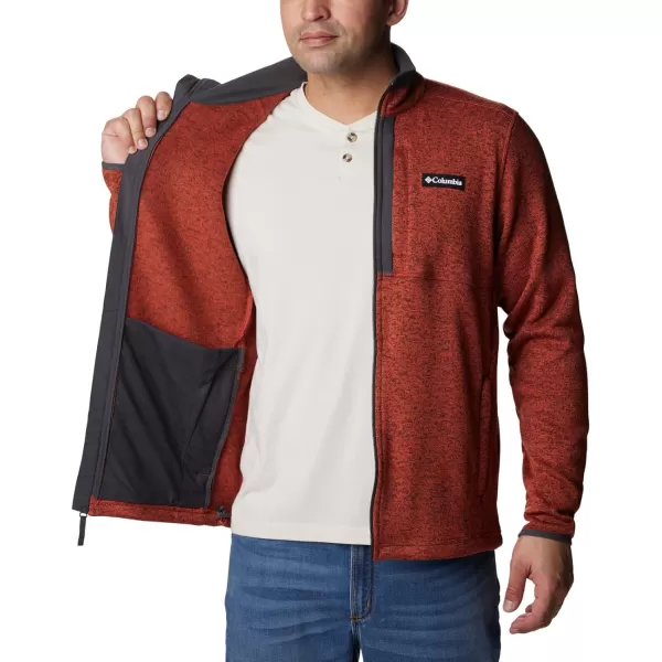 imageColumbia Mens Sweater Weather Full ZipWarp Red Heather