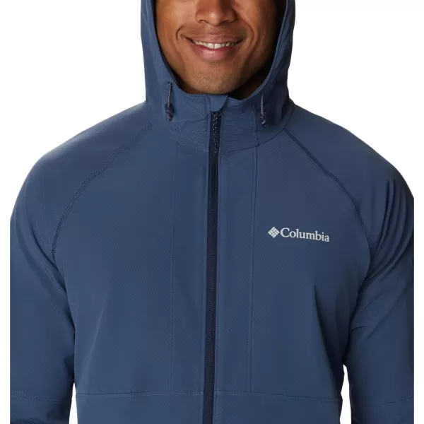imageColumbia Mens Tall Heights Hooded SoftshellDark Mountain