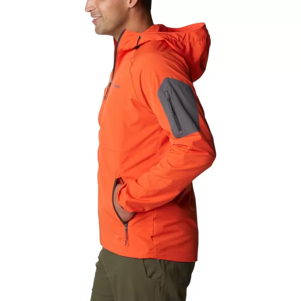 imageColumbia Mens Tall Heights Hooded SoftshellRed Quartz