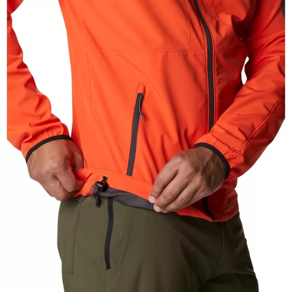 imageColumbia Mens Tall Heights Hooded SoftshellRed Quartz