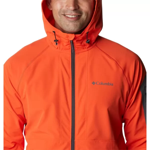 imageColumbia Mens Tall Heights Hooded SoftshellRed Quartz