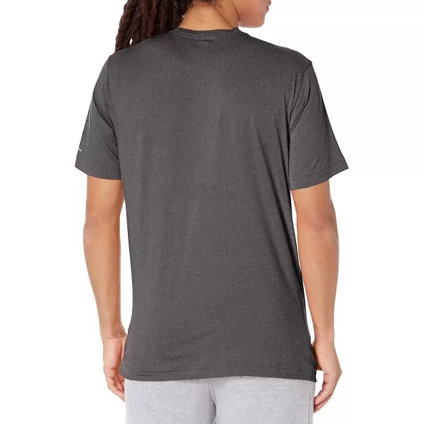imageColumbia Mens Tech Trail Front Graphic Short Sleeve TeeBlack HeatherTested Tough Pdx Graphic
