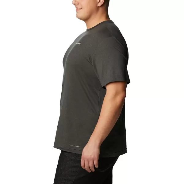 imageColumbia Mens Tech Trail Graphic TeeBlack HeatherGemlines Graphic