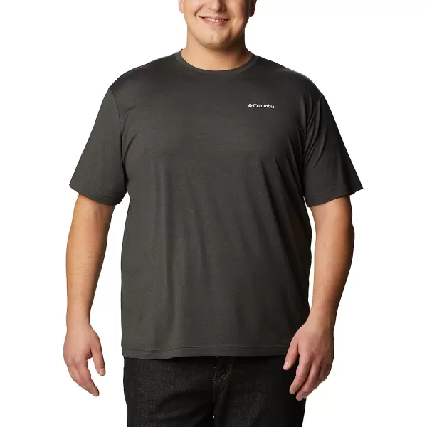 imageColumbia Mens Tech Trail Graphic TeeBlack HeatherGemlines Graphic
