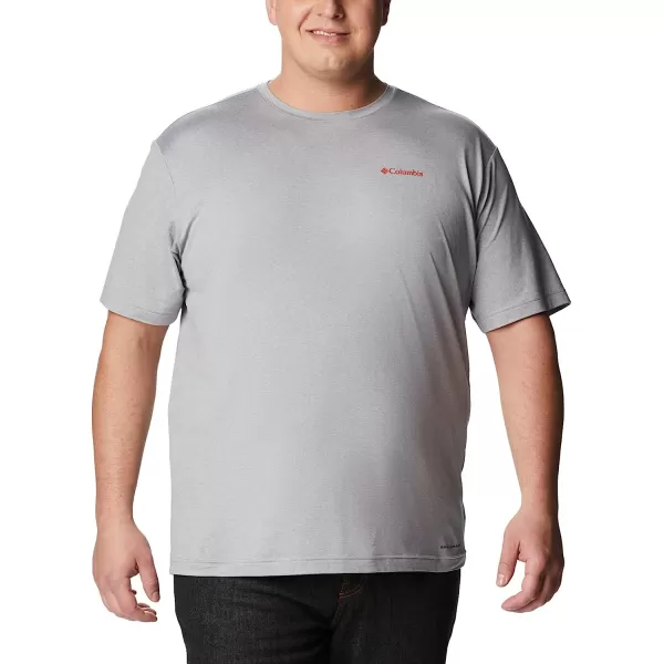 imageColumbia Mens Tech Trail Graphic TeeCool Grey HeatherGemlines Graphic