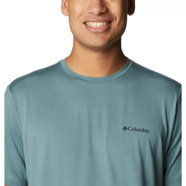 imageColumbia Mens Tech Trail Graphic TeeMetalLocal Script Back