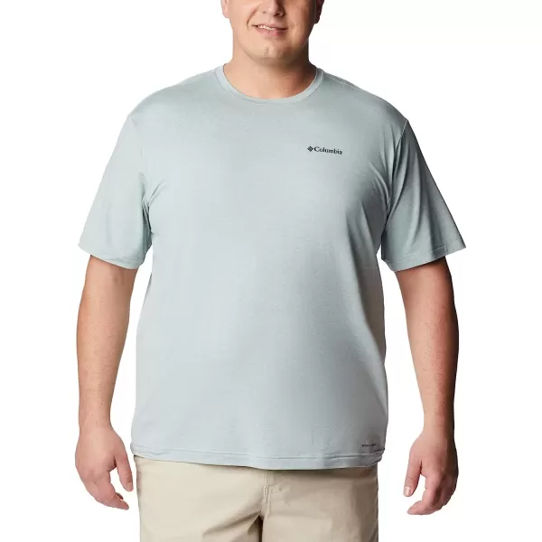 imageColumbia Mens Tech Trail Graphic TeeNiagara HeatherPalmscape Tonal Graphic