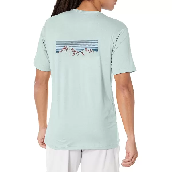 imageColumbia Mens Tech Trail Graphic TeeNiagara HeatherShady Peaks Graphic