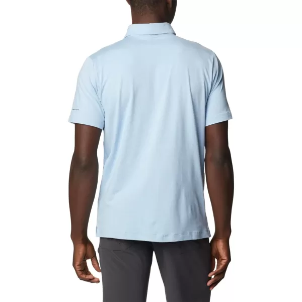 imageColumbia Mens Tech Trail Novelty PoloJet Stream Heather Stripe
