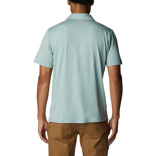 imageColumbia Mens Tech Trail Novelty PoloNiagara Heather Stripe