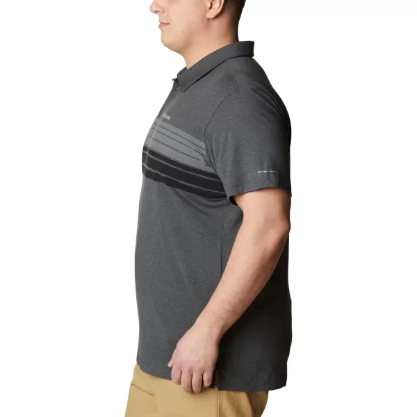imageColumbia Mens Tech Trail Novelty PoloShark Heather
