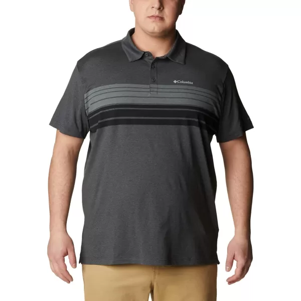 imageColumbia Mens Tech Trail Novelty PoloShark Heather
