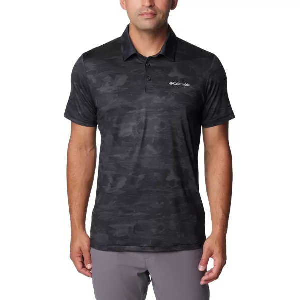 imageColumbia Mens Tech Trail Novelty PoloShark Heather