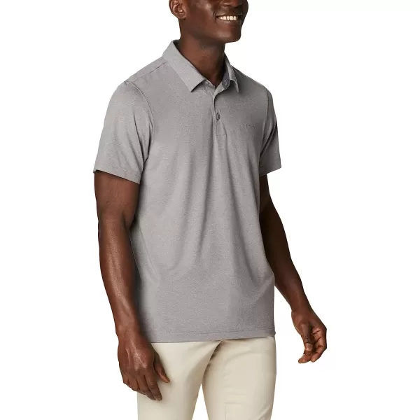 imageColumbia Mens Tech Trail PoloBoulder  Moisture Wicking