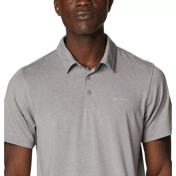 imageColumbia Mens Tech Trail PoloBoulder  Moisture Wicking