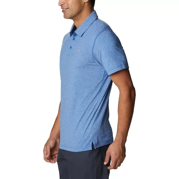 imageColumbia Mens Tech Trail PoloBright Indigo