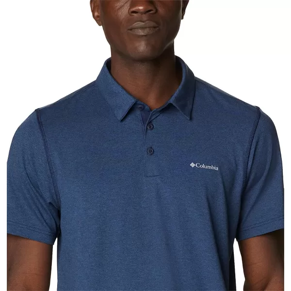 imageColumbia Mens Tech Trail PoloCollegiate Navy Heather