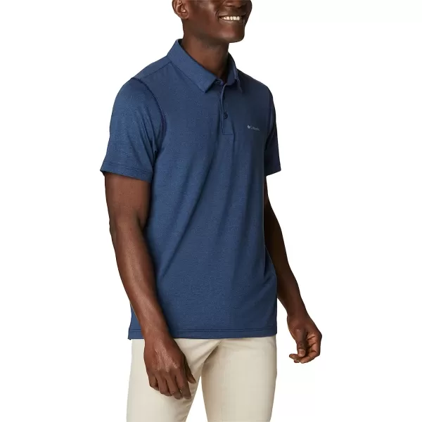imageColumbia Mens Tech Trail PoloCollegiate Navy Heather