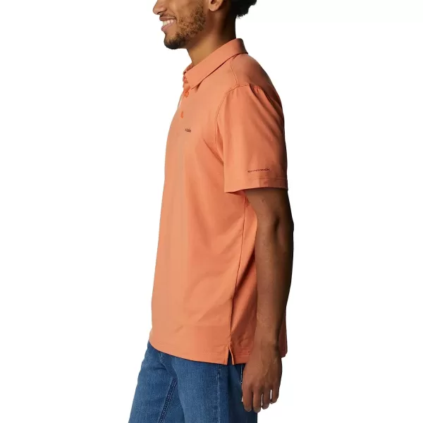imageColumbia Mens Tech Trail PoloDesert Orange Heather