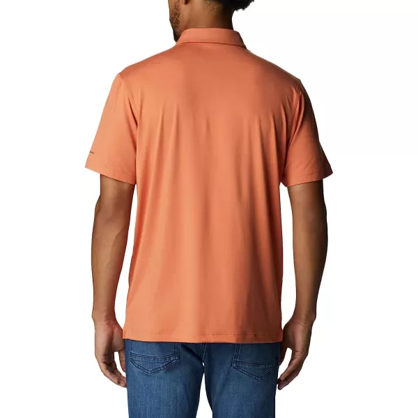 imageColumbia Mens Tech Trail PoloDesert Orange Heather