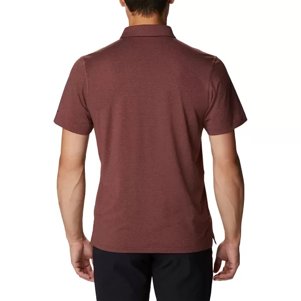 imageColumbia Mens Tech Trail PoloLight Raisin Heather