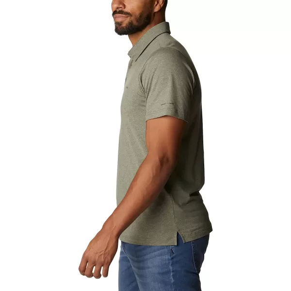 imageColumbia Mens Tech Trail PoloStone Green Heather