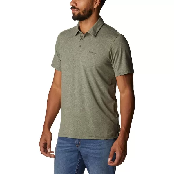 imageColumbia Mens Tech Trail PoloStone Green Heather