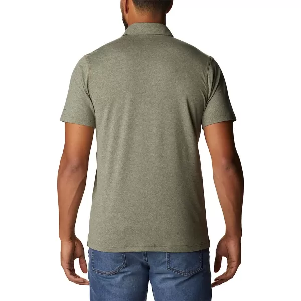 imageColumbia Mens Tech Trail PoloStone Green Heather