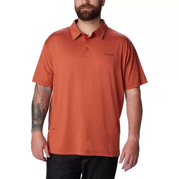 imageColumbia Mens Tech Trail PoloWarp Red Heather