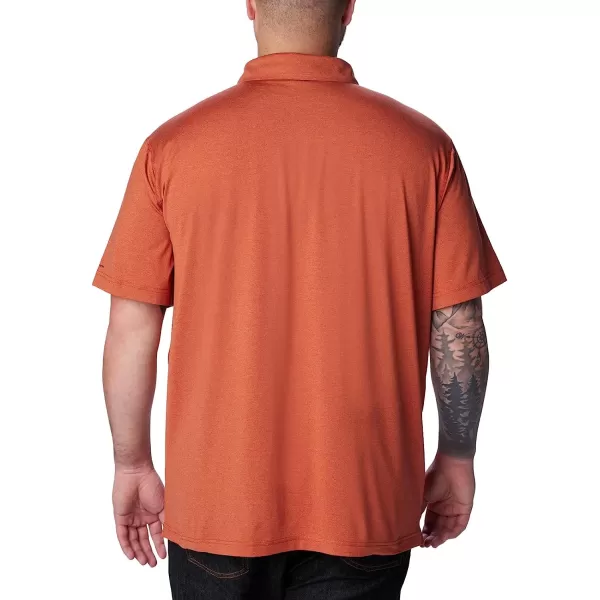 imageColumbia Mens Tech Trail PoloWarp Red Heather