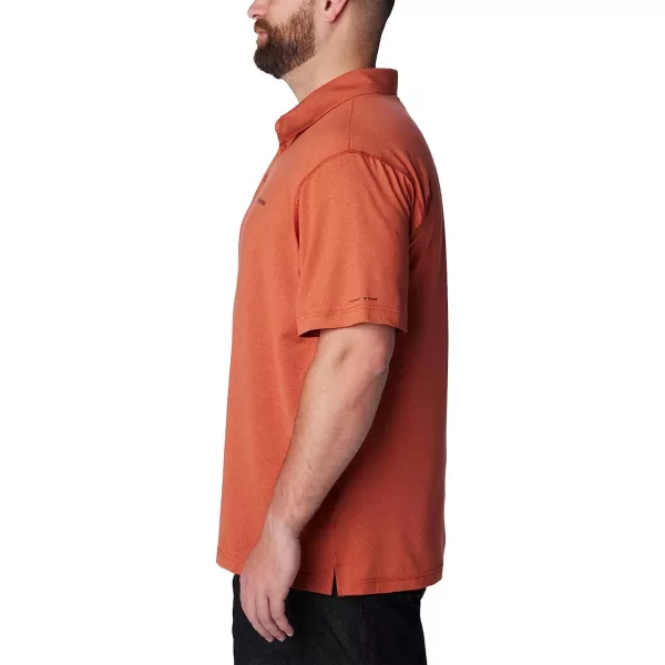 imageColumbia Mens Tech Trail PoloWarp Red Heather