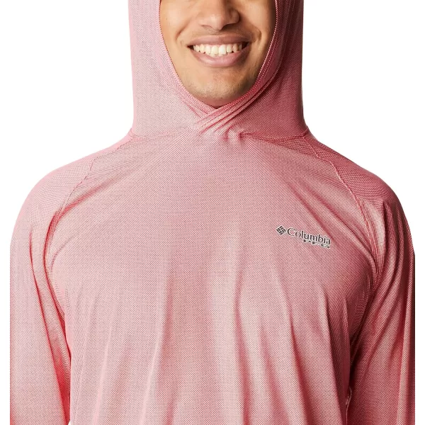 imageColumbia Mens Terminal Deflector Ice HoodieRed Hibiscus