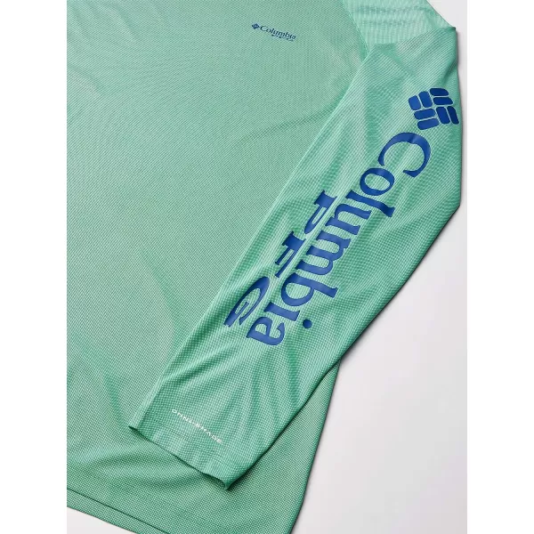 imageColumbia Mens Terminal Deflector LSWinter GreenVivid Blue