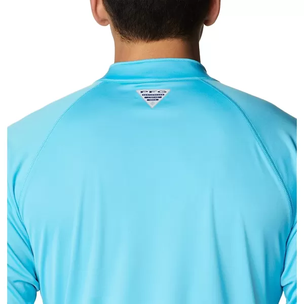 imageColumbia Mens Terminal Tackle 14 ZipAtollWhite Logo