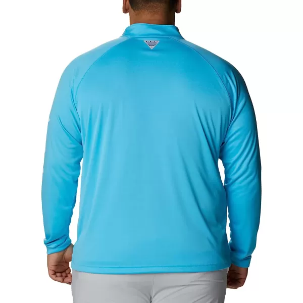 imageColumbia Mens Terminal Tackle 14 ZipAtollWhite Logo
