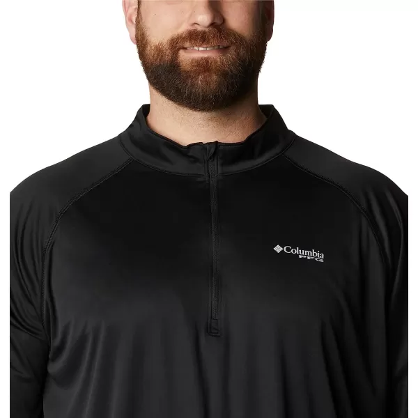 imageColumbia Mens Terminal Tackle 14 ZipBlackCool Grey Logo