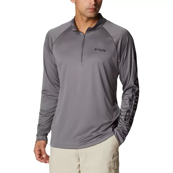 imageColumbia Mens Terminal Tackle 14 ZipCity GreyBlack Logo