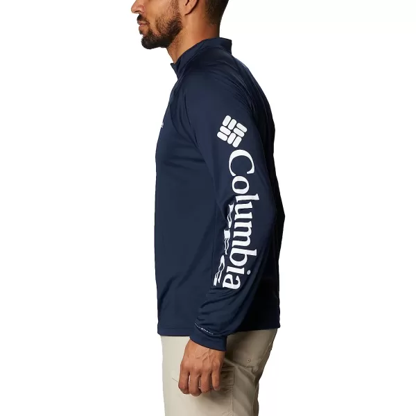 imageColumbia Mens Terminal Tackle 14 ZipCollegiate NavyWhite