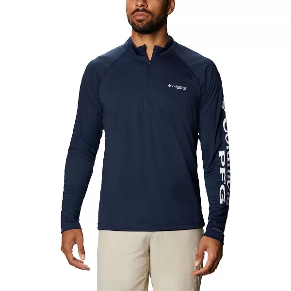 imageColumbia Mens Terminal Tackle 14 ZipCollegiate NavyWhite
