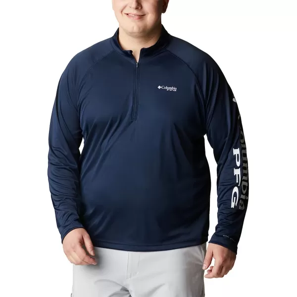 imageColumbia Mens Terminal Tackle 14 ZipCollegiate NavyWhite