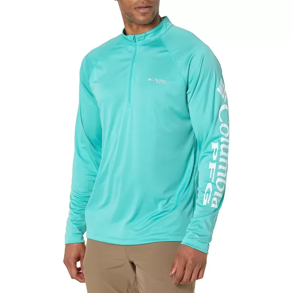 imageColumbia Mens Terminal Tackle 14 ZipDolphinWhite Logo