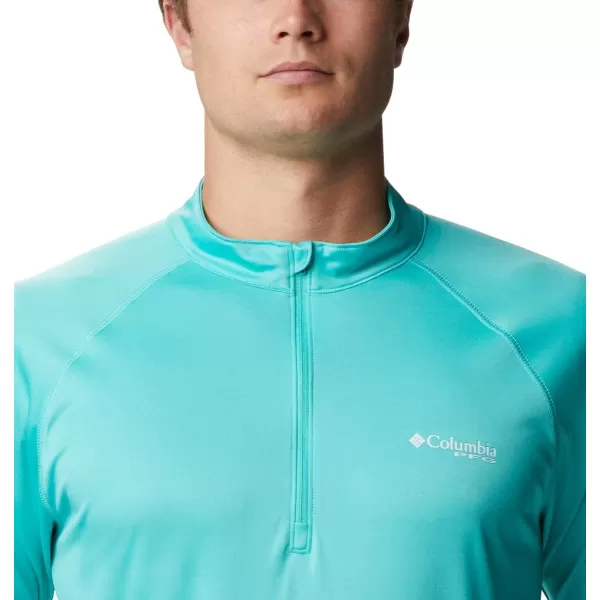 imageColumbia Mens Terminal Tackle 14 ZipDolphinWhite Logo