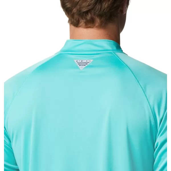 imageColumbia Mens Terminal Tackle 14 ZipDolphinWhite Logo