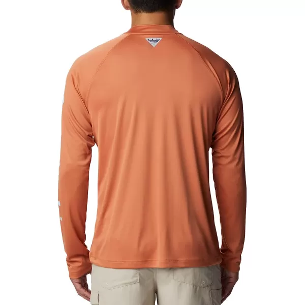 imageColumbia Mens Terminal Tackle 14 ZipIsland OrangeSpring Blue Logo